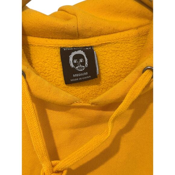 Earl Sweatshirt Yellow Hoodie Rap Skater Men's M - Picture 3 of 4
